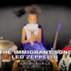 10-Year-Old NANDI BUSHELL Shows You How To Play LED ZEPPELIN's "Immigrant Song" On Every Instrument at the Same Time